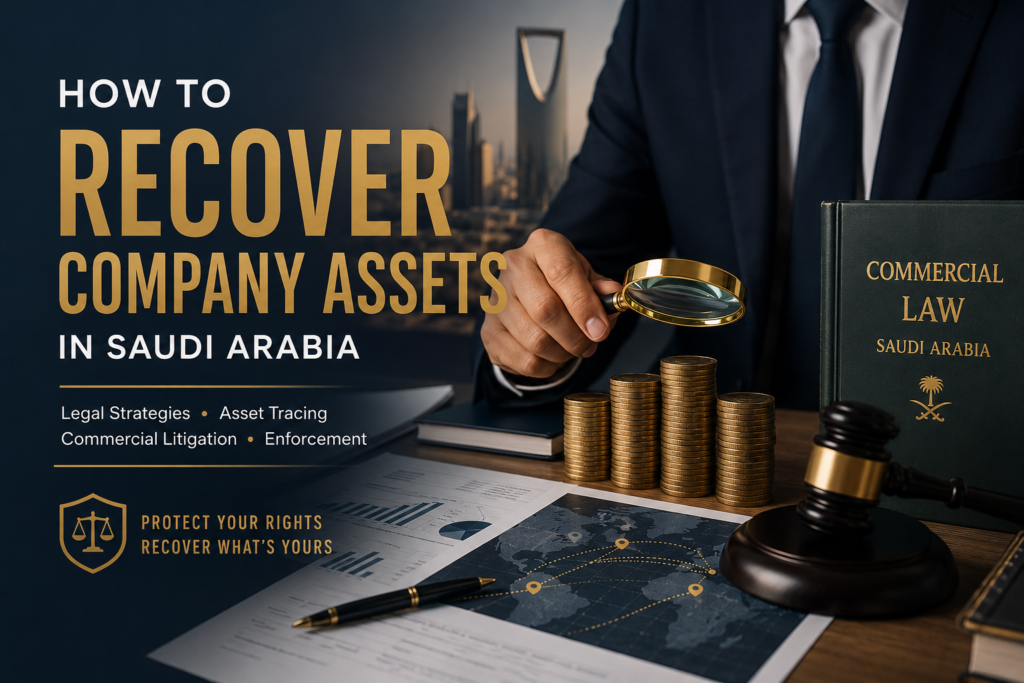 Recover company assets in Saudi Arabia

